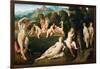 Nymphs Bathing, Ca 1528-Jacopo Palma Il Vecchio the Elder-Framed Giclee Print