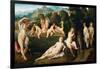 Nymphs Bathing, Ca 1528-Jacopo Palma Il Vecchio the Elder-Framed Giclee Print