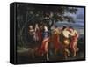 Nymphs Dancing around a Tree-Erasmus Quellinus-Framed Stretched Canvas