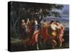 Nymphs Dancing around a Tree-Erasmus Quellinus-Stretched Canvas