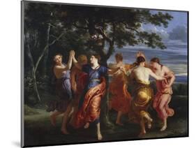 Nymphs Dancing around a Tree-Erasmus Quellinus-Mounted Giclee Print