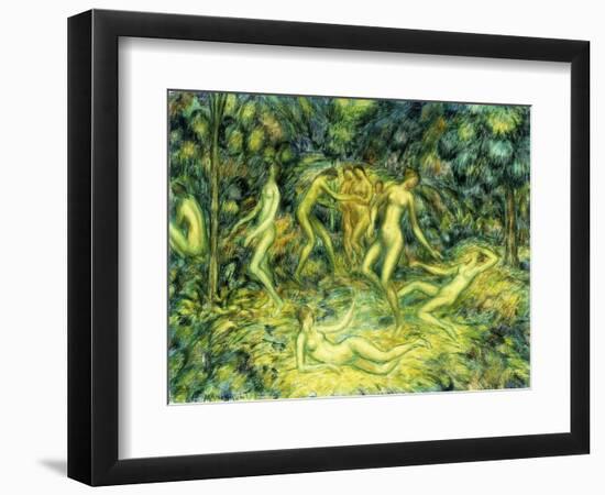 Nymphs Dancing-Edward Middleton Manigault-Framed Premium Giclee Print