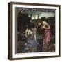 Nymphs Finding the Head of Orpheus-John William Waterhouse-Framed Premium Giclee Print