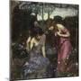 Nymphs Finding the Head of Orpheus-John William Waterhouse-Mounted Premium Giclee Print