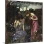 Nymphs Finding the Head of Orpheus-John William Waterhouse-Mounted Giclee Print