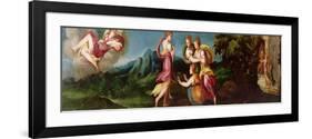 Nymphs in a Landscape-Andrea Schiavone-Framed Premium Giclee Print