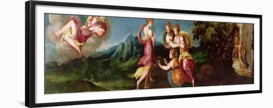 Nymphs in a Landscape-Andrea Schiavone-Framed Premium Giclee Print