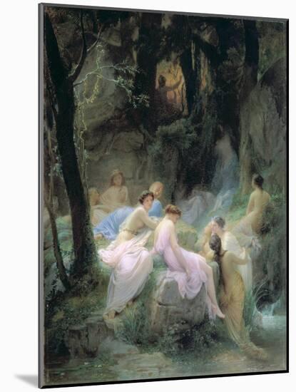 Nymphs Listening to the Songs of Orpheus, 1853-Charles Francois Jalabert-Mounted Giclee Print