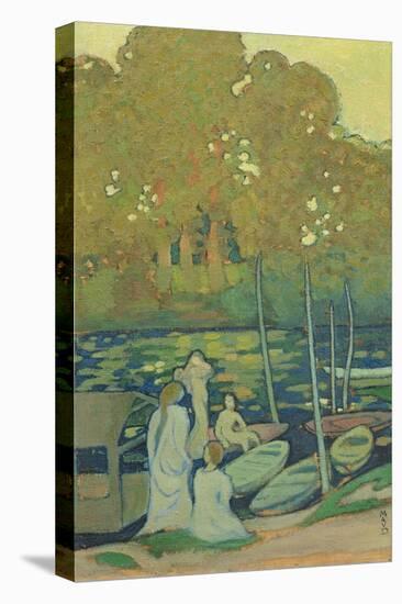 Nymphs, or The Seine at Port-Marly, C. 1890-Maurice Denis-Stretched Canvas