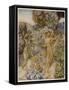 Nymphs (Tempest)-Arthur Rackham-Framed Stretched Canvas