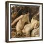Nymphs with a Sea Monster (Oil on Paper)-William Etty-Framed Giclee Print