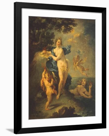 Nymphs with Corals-Michele Rocca-Framed Giclee Print