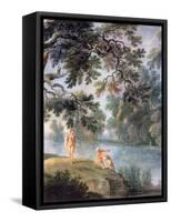 Nymths Bathing, (Detail), C1620-1652-Alexander Keirincx-Framed Stretched Canvas