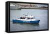 NYPD New York Police Boat Photo Poster-null-Framed Stretched Canvas