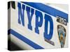 Nypd Police Car, Manhattan, New York City, New York, USA-Amanda Hall-Stretched Canvas