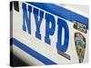 Nypd Police Car, Manhattan, New York City, New York, USA-Amanda Hall-Stretched Canvas