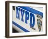 Nypd Police Car, Manhattan, New York City, New York, USA-Amanda Hall-Framed Photographic Print