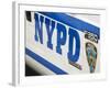 Nypd Police Car, Manhattan, New York City, New York, USA-Amanda Hall-Framed Photographic Print