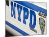 Nypd Police Car, Manhattan, New York City, New York, USA-Amanda Hall-Mounted Photographic Print