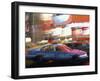 Nypd Police Car Speeding Through Times Square, New York City, New York, USA-null-Framed Photographic Print