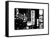 Nypd Police Dept, Times Square, Manhattan, NYCa with White Frame, Full Size Photography Vintage-Philippe Hugonnard-Framed Stretched Canvas