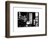 Nypd Police Dept, Times Square, Manhattan, NYCa with White Frame, Full Size Photography Vintage-Philippe Hugonnard-Framed Art Print