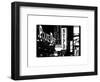 Nypd Police Dept, Times Square, Manhattan, NYCa with White Frame, Full Size Photography Vintage-Philippe Hugonnard-Framed Art Print