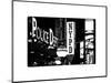 Nypd Police Dept, Times Square, Manhattan, NYCa with White Frame, Full Size Photography Vintage-Philippe Hugonnard-Mounted Art Print