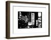 Nypd Police Dept, Times Square, Manhattan, NYCa with White Frame, Full Size Photography Vintage-Philippe Hugonnard-Framed Art Print