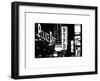 Nypd Police Dept, Times Square, Manhattan, NYCa with White Frame, Full Size Photography Vintage-Philippe Hugonnard-Framed Art Print