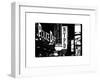 Nypd Police Dept, Times Square, Manhattan, NYCa with White Frame, Full Size Photography Vintage-Philippe Hugonnard-Framed Art Print