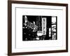 Nypd Police Dept, Times Square, Manhattan, NYCa with White Frame, Full Size Photography Vintage-Philippe Hugonnard-Framed Art Print