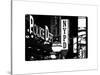 Nypd Police Dept, Times Square, Manhattan, NYCa with White Frame, Full Size Photography Vintage-Philippe Hugonnard-Stretched Canvas