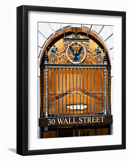 Nysc 30 Wall Street Building, Financial District, Manhattan, New York City, United States, USA-Philippe Hugonnard-Framed Photographic Print