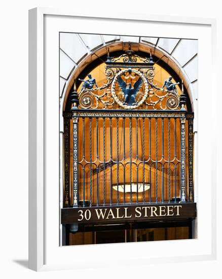 Nysc 30 Wall Street Building, Financial District, Manhattan, New York City, United States, USA-Philippe Hugonnard-Framed Premium Photographic Print