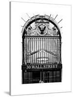 Nysc 30 Wall Street Building, Financial District, Manhattan, NYC, White Frame-Philippe Hugonnard-Stretched Canvas