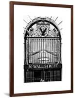 Nysc 30 Wall Street Building, Financial District, Manhattan, NYC, White Frame-Philippe Hugonnard-Framed Art Print