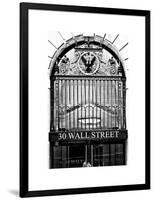 Nysc 30 Wall Street Building, Financial District, Manhattan, NYC, White Frame-Philippe Hugonnard-Framed Art Print