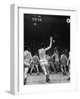 Nyu No. 3 Don Rorman Shooting Against Notre Dame-null-Framed Photographic Print