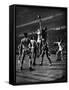 NYU vs. North Carolina in College Basketball Game at Madison Square Garden-Gjon Mili-Framed Stretched Canvas