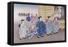 O-Bon Festival from the Series 'Children's Games', 1888-Kobayashi Eitaku-Framed Stretched Canvas