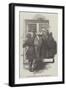 O'Brien Shaking Hands with Constabulary-null-Framed Giclee Print