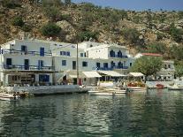 Hotel and Harbour, Loutro, Sfakia, Crete, Greek Islands, Greece, Europe-O'callaghan Jane-Laminated Photographic Print