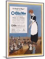 O-Cedar Polish Mop - Cleans as it Polishes-null-Mounted Art Print