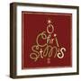 O Christmas-Lauren Gibbons-Framed Premium Giclee Print