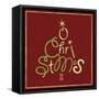 O Christmas-Lauren Gibbons-Framed Stretched Canvas