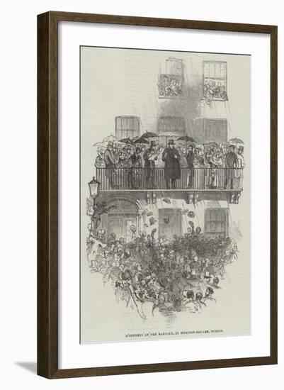 O'Connell at the Balcony, in Merrion-Square, Dublin-null-Framed Giclee Print