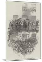 O'Connell at the Balcony, in Merrion-Square, Dublin-null-Mounted Giclee Print
