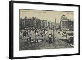 O'Connell Bridge and Sackville Street, Dublin-null-Framed Photographic Print