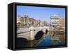 O'Connell Bridge, Dublin, Ireland/Eire-J Lightfoot-Framed Stretched Canvas